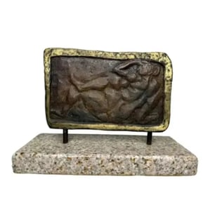 M. Hugue Modern Bronze Sculpture