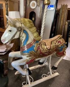 Large Vintage Carousel Horse