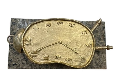 Salvador Dali Abstract Bronze Sculpture