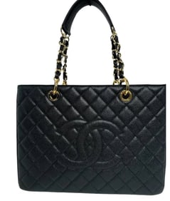 CHANEL  Quilted Grand Shopping Tote