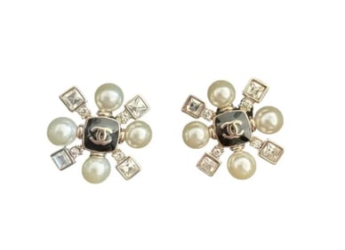 Chanel Pearl Earrings