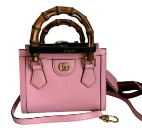 Gucci Diana Mini Leather Crossbody Bag