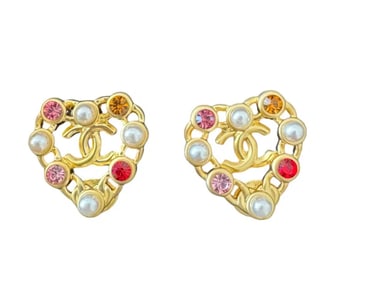 Chanel Heart Earrigns