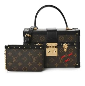 Louis Vuitton Petite Malle Black Louis Vuitton Trunk
