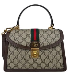 Gucci GG Supreme Small Ophidia Top Handle Bag