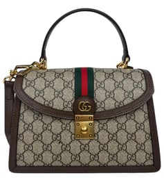 Gucci GG Supreme Small Ophidia Top Handle Bag