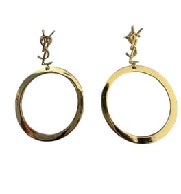 YSL Large Hoop Earrings