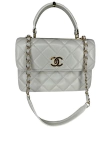 CHANEL Lambskin Quilted Small Trendy CC Flap Dual Handle Bag
