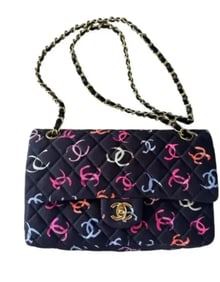 Chanel Classic 11.12 Handbag Logo MultiColour