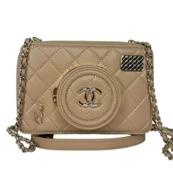 Chanel Beige Camera Bag
