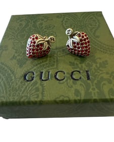Gucci Straberry Earrings