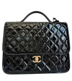 Chanel Patent School Memory Backpack