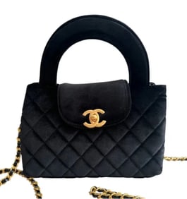 Chanel Velvet Mini Shopping Bag