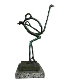 Large Modern Bronze Sculpture