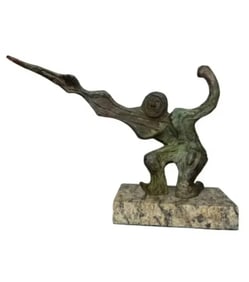 David Alfaro Siqueiros Modern Bronze Sculpture