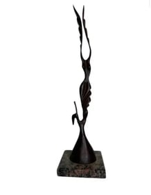 Archipenko Abstract Large Bronze Sculpture
