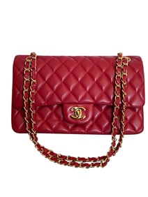 Classic Chanel Red Handbag