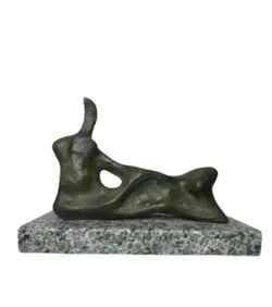 Henry Moore Bronze Modern Sculpture