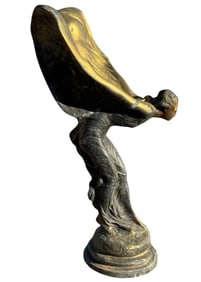 Giant Rolls Royce bronze statue