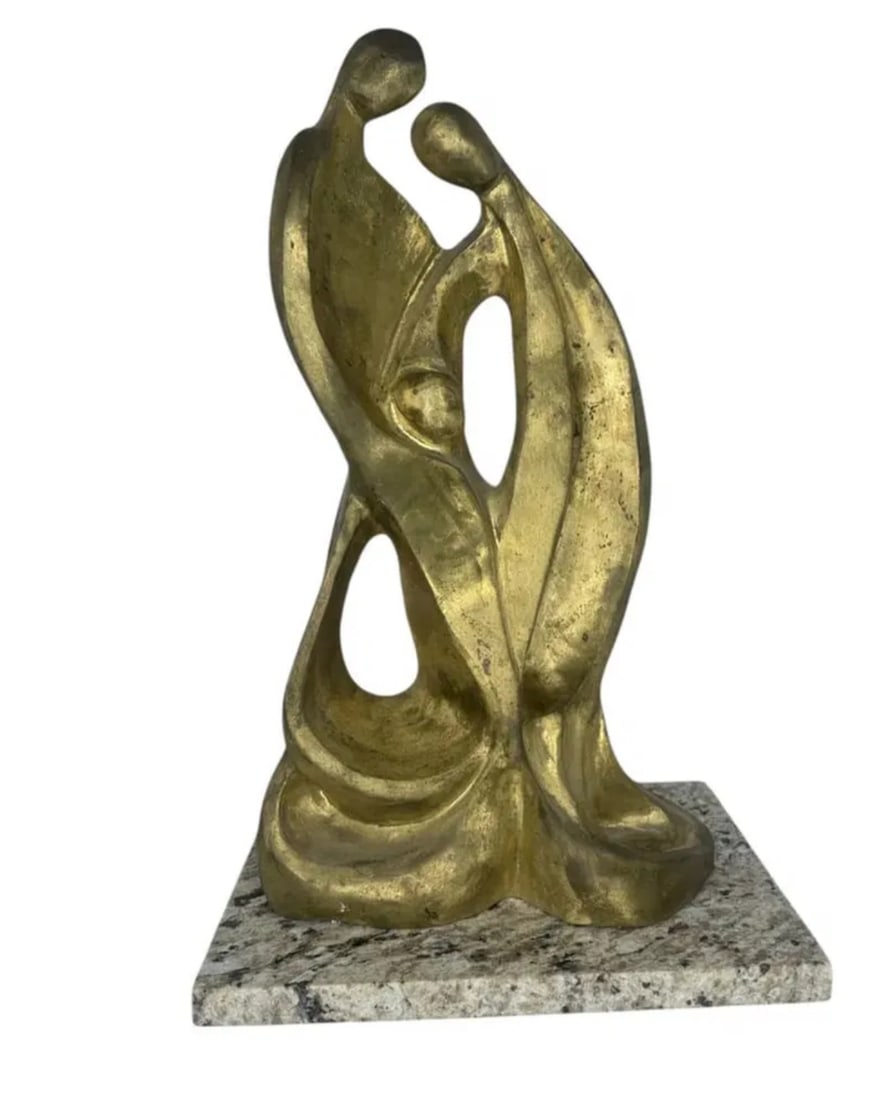 Large Bronze Sculpture Family Magnificent JACQUES LIPCHITZ: Measurements: 20 in x 12 in x 8 in