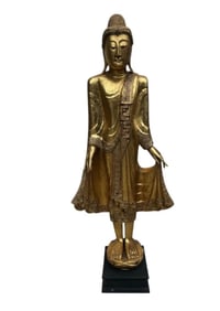Life Size 19TH CENTURY STANDING BUDDHA