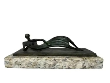 Henry Moore Bronze Modern Sculpture