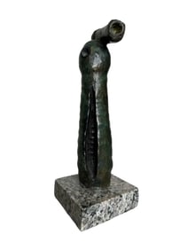 J. Miro Modern Bronze Sculpture