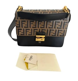 FENDI Medium Zucca Kan U Handle Bag