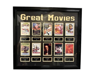 Framed Great Vintage Movies Poster