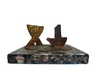 Modern Bronze Sculpture Unidentified Artist