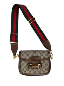 Gucci Horsebit 1955 Flap cloth crossbody bag