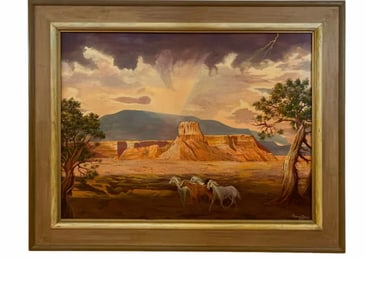 Under Storm Grand Canyon Landscape by Maurice Green