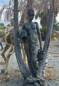 Life Size Bronze Lady Sculpture
