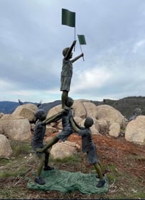Life Size Bronze Statues By Jim Davidson