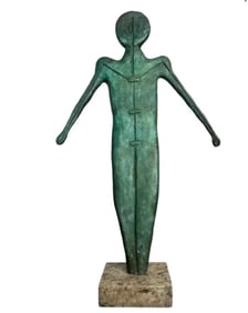 Riding Tamayo Abstract Large Bronze Sculpture