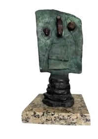 J. Miro Large Bronze Sculpture