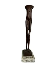 Alberto Giacometti Large Modern Bronze Sculpture