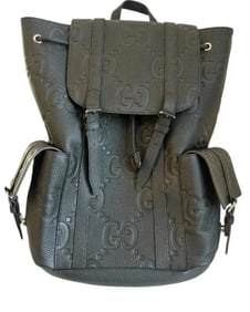 Gucci Men Jumbo Leather Backpack