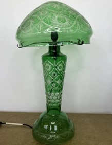 Green Mushroom Lamp