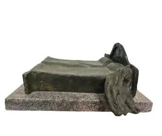 Large Salvador Dali Abstract Bronze Sculpture