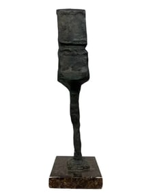 Large Hubert Dalwood Abstract Bronze Sculpture