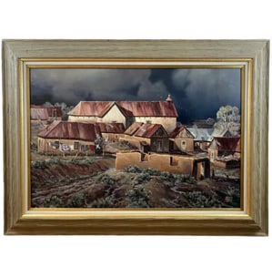 Storm New Mexico Oil Painting by Hector Morales