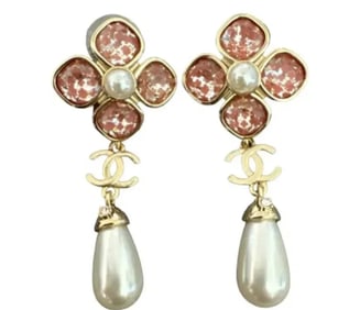 Chanel Flowers Earrings
