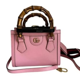 Gucci Diana Mini Leather Crossbody Bag