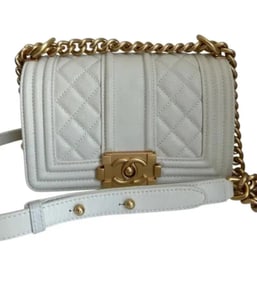 Chanel Boy Crossbody Leather Bag