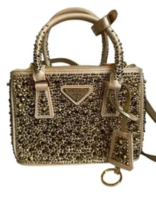 Prada Galleria Mini-Bag With Crystals