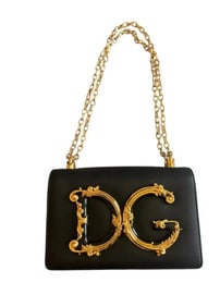 Girls Logo Leather Phone Crossbody Bag