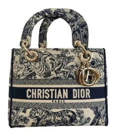 Dior LADY D-LITE CLOTH HANDBAG