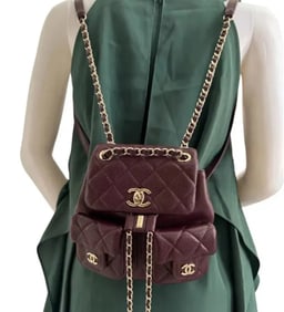 Chanel Leather Backpack