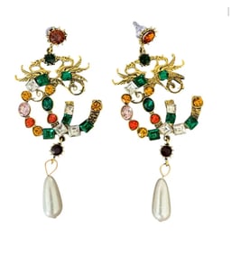 Gucci CC Dragon Earrings